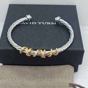 David Yurman Two-Tone X Bracelet